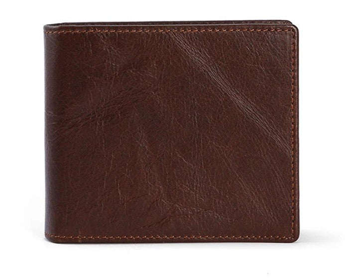 *** SELLING REALLY FAST *** RFID Vintage Leather Wallet – Handmade Oil-Waxed Cowhide