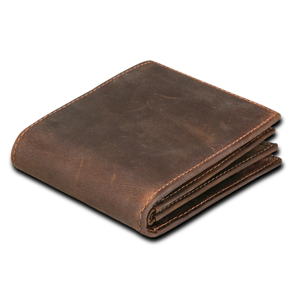 *** SELLING REALLY FAST *** RFID Vintage Leather Wallet – Handmade Oil-Waxed Cowhide