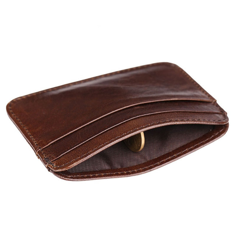 Thin Vintage Leather Wallet